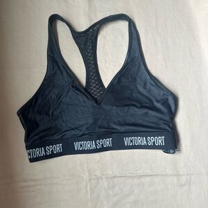 Victoria's Secret Black Sports Bra with Supportive Design